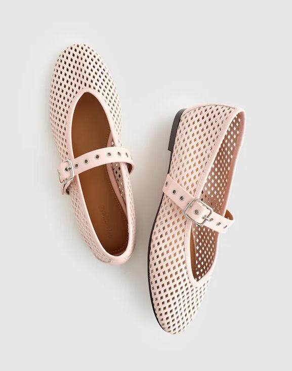 Madewell Shoes - Madewell Women's The Remy Mary Jane Flat Shoes Leather Minimal Pink Size 8 NWOB